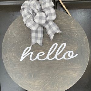 Door decor. Door rounds